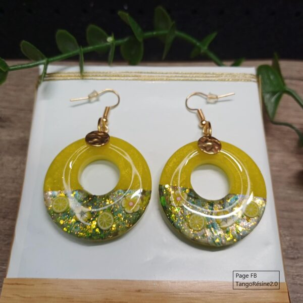 "Zestéa" Boucles d'oreille