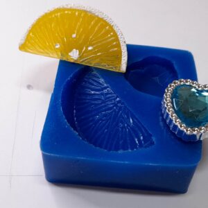 Citron en quartier + cœur diamant,