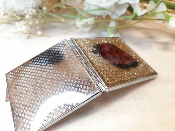 Miroir de poche double Gourmandise – Image 3