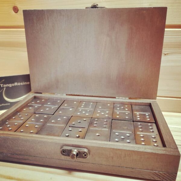 Dominos Bronze + coffret bois – Image 3