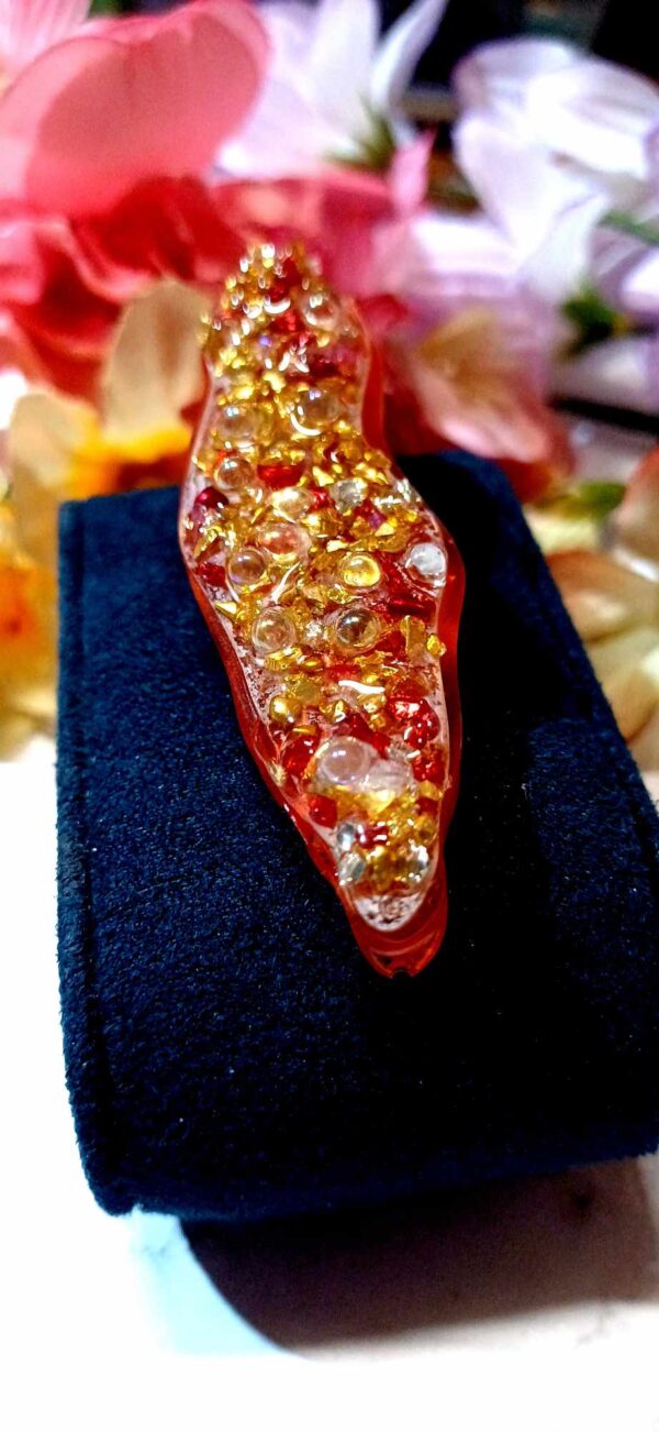 Barrette rivière de verre