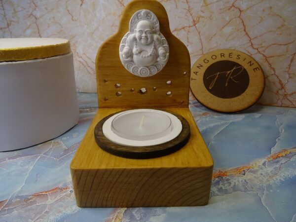 Bougeoir Bouddha rieur
