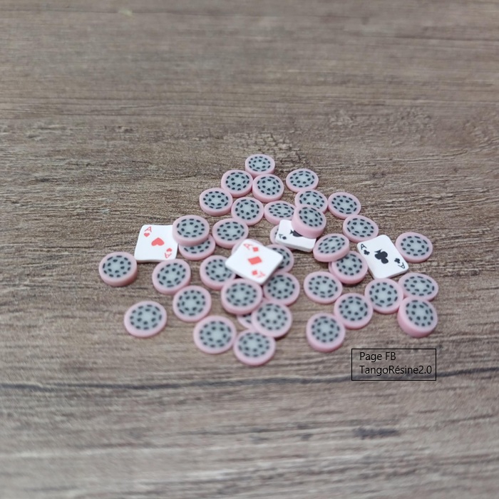 Sachet de 40 Tranches Fruits du Dragon en Polymère