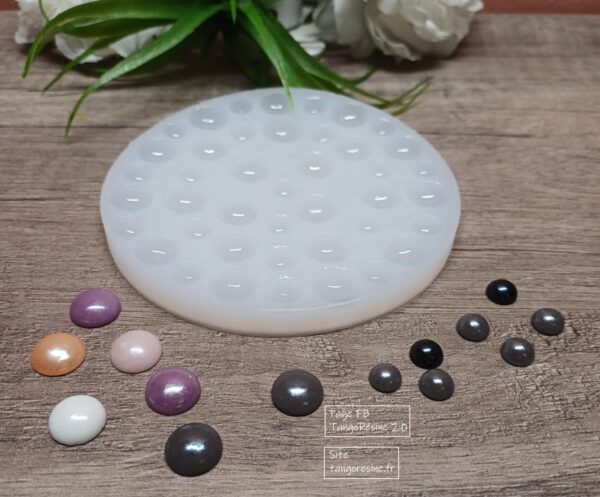 Moule cabochons puces d'oreille
