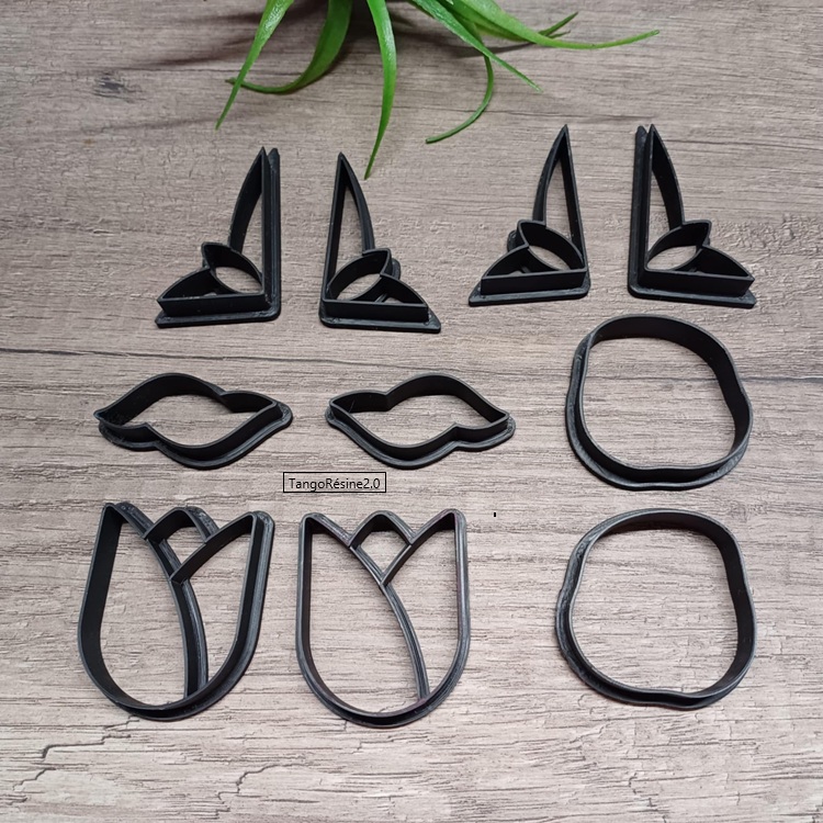 Lot Cutter Argile Polymère X10