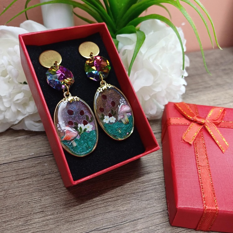 Boucles d’Oreilles Petit monde magique