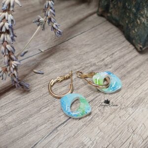 Boucles d’Oreilles Murmures d' Azur