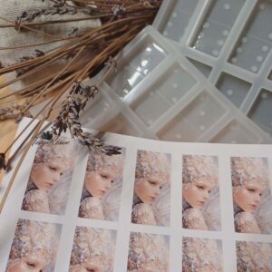 Imprimés Stickers Elfe Diamant pour Dominos