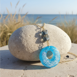 Collier médaillon Océanie version doré