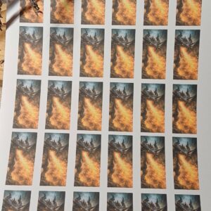 Imprimés Stickers Dragon pour Dominos