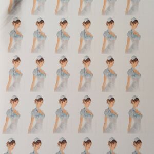 Imprimés Stickers Infirmière pour Dominos