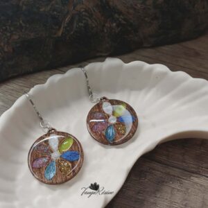 Boucles d'oreilles Jardin Prismatique