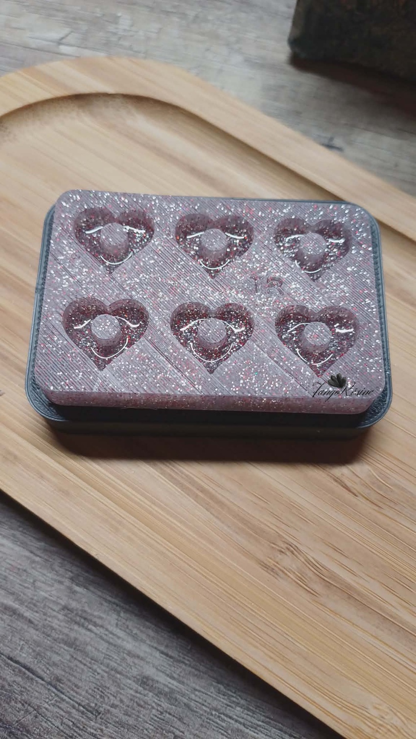 Moule Cœurs Brillants – Finition Glossy Miroir – Image 3