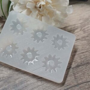 Moule silicone – Marguerites 25 mm (6 empreintes)