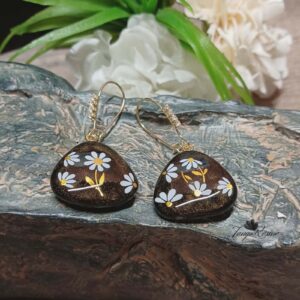 Boucles d'Oreilles Galet d'été