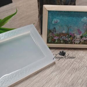Moule Cadre mini monde, magnet, badge