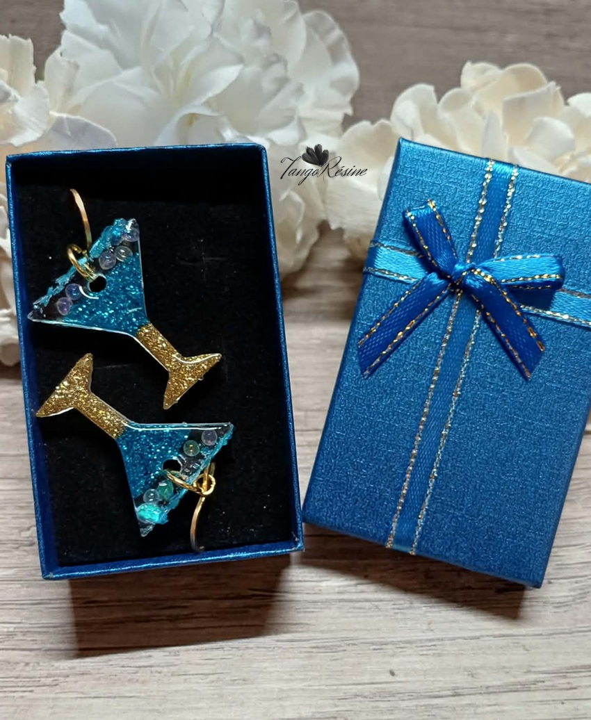 Boucles d'oreilles Blue Lagoon – Image 3