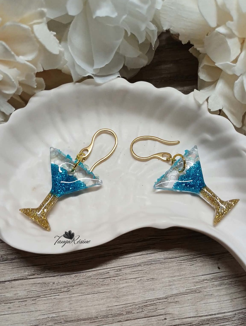 Boucles d'oreilles Blue Lagoon – Image 2