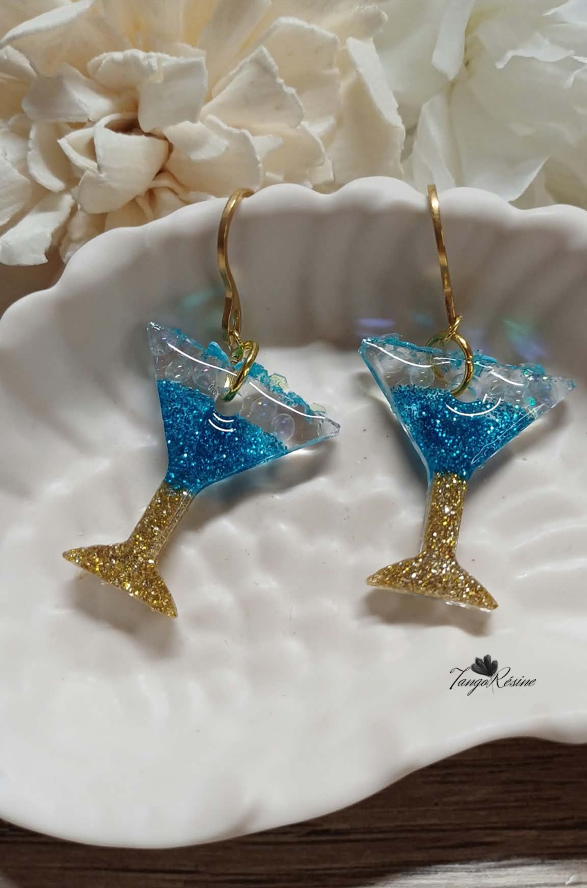 Boucles d'oreilles Blue Lagoon