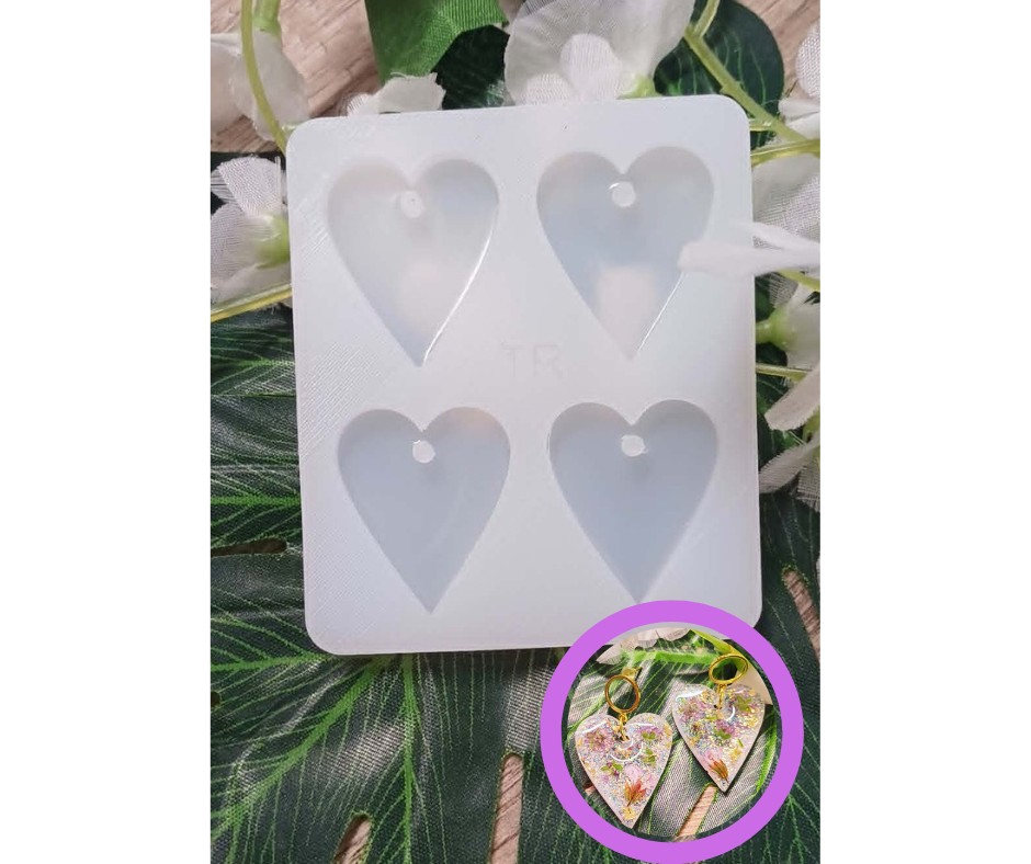 Moule silicone Coeur 25mm X 30mm – Image 2