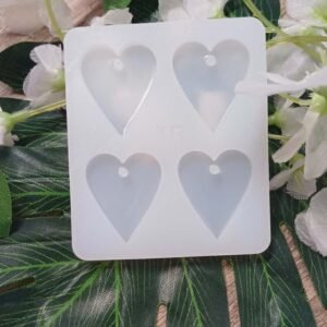 Moule silicone Coeur 25mm X 30mm