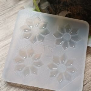 Moule silicone Fleurs étoilées 25mm