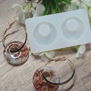 Moule silicone Créoles 35mm