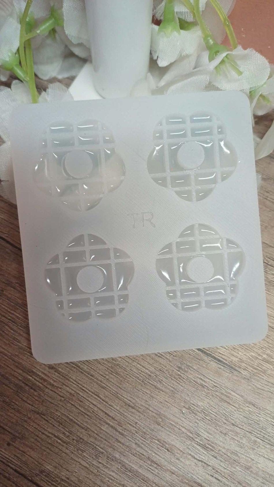 Moule silicone Fleurs "Picasso" Gd design 30mm – Image 3
