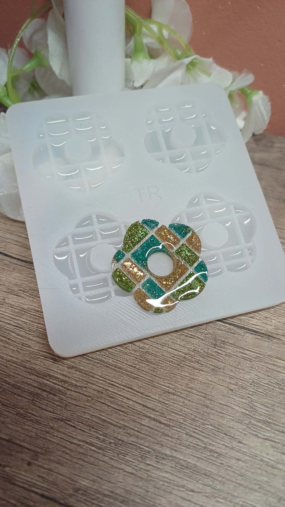 Moule silicone Fleurs "Picasso" Gd design 30mm
